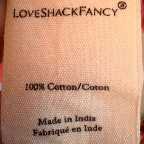 LoveShackFancy Pink Swiss Dot Babydoll Dress Size 2 Cottagecore Boho Mini - Picture 5 of 10